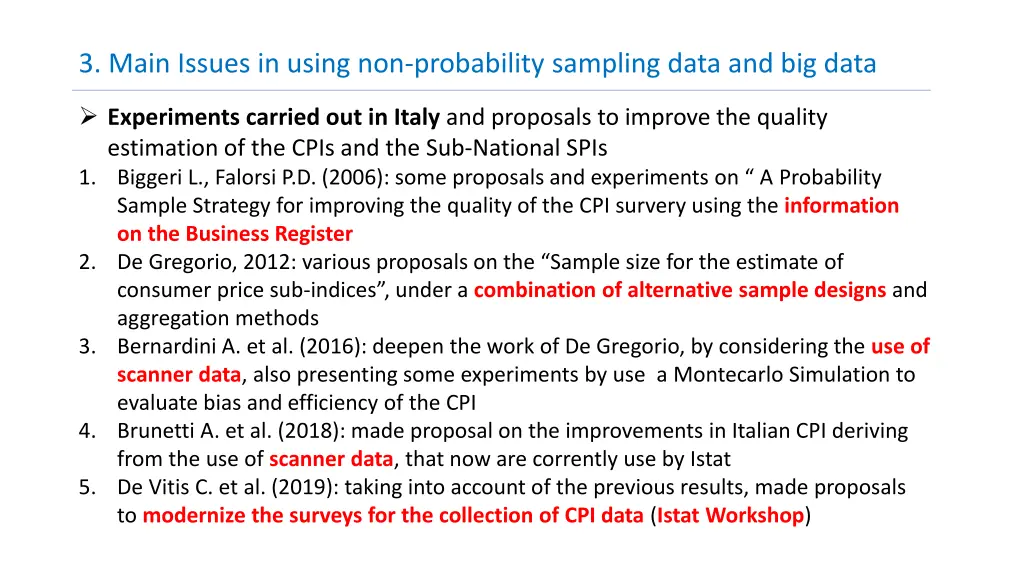 3 main issues in using non probability sampling 1