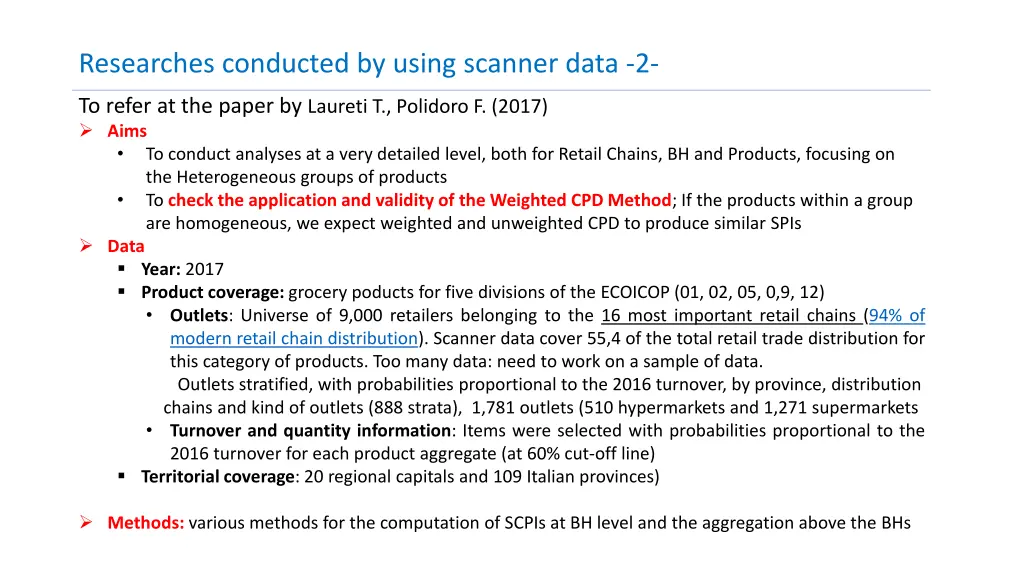 researches conducted by using scanner data 2