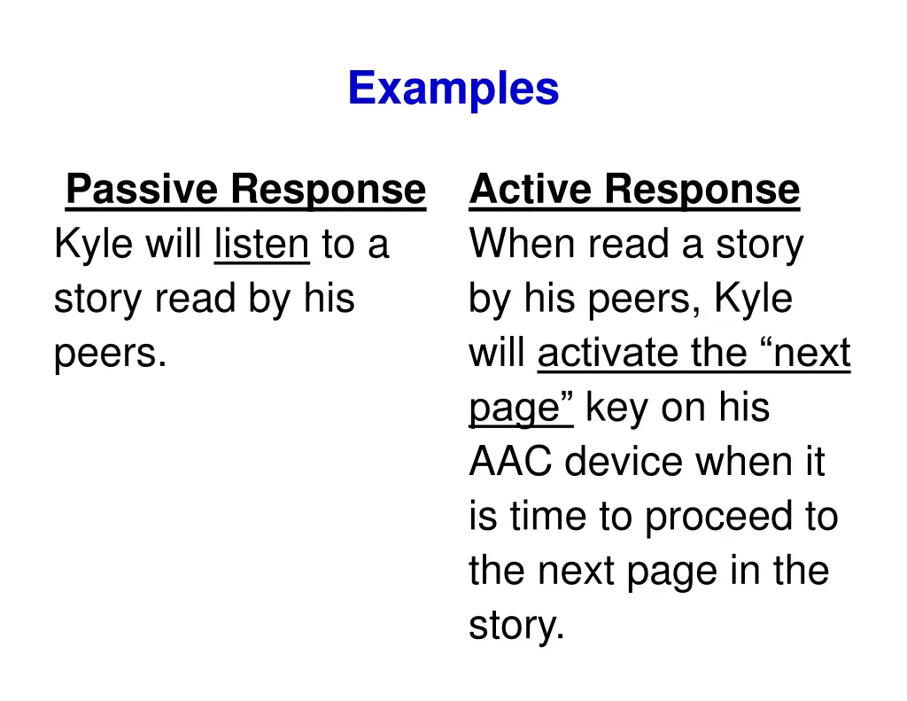 examples