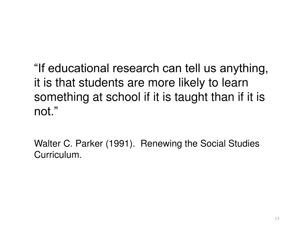 if educational research can tell us anything