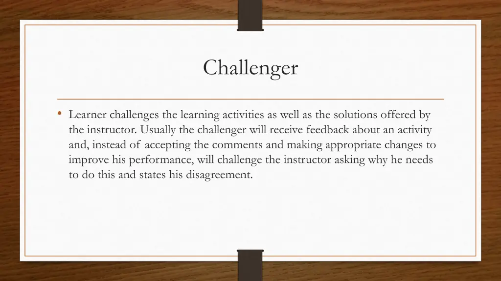 challenger
