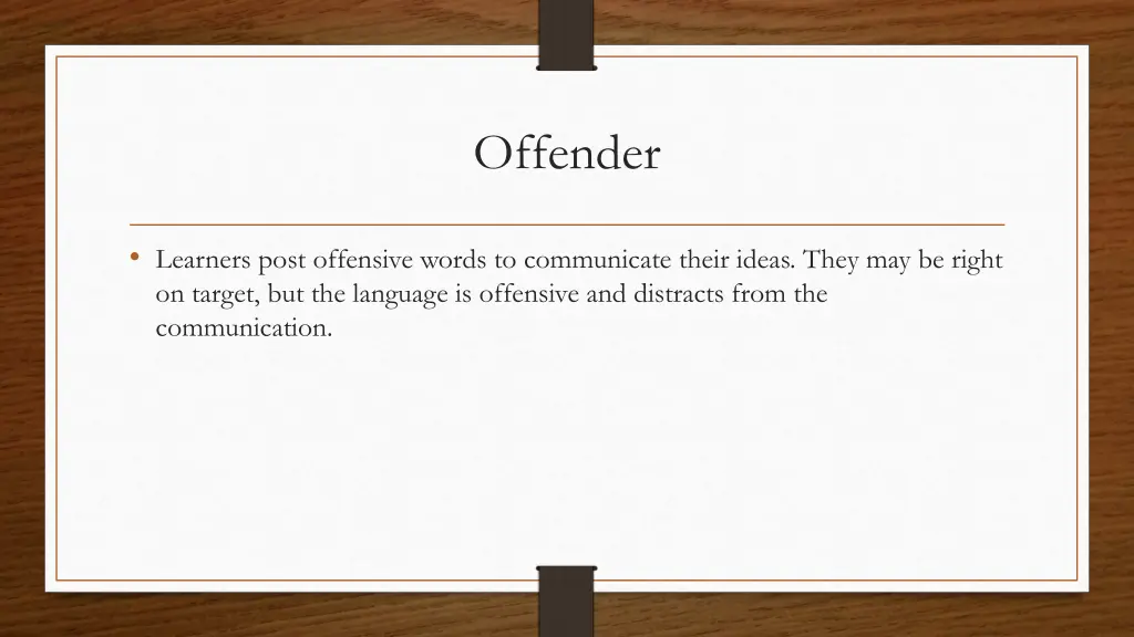 offender