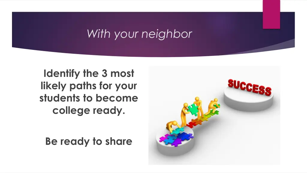 with your neighbor 1