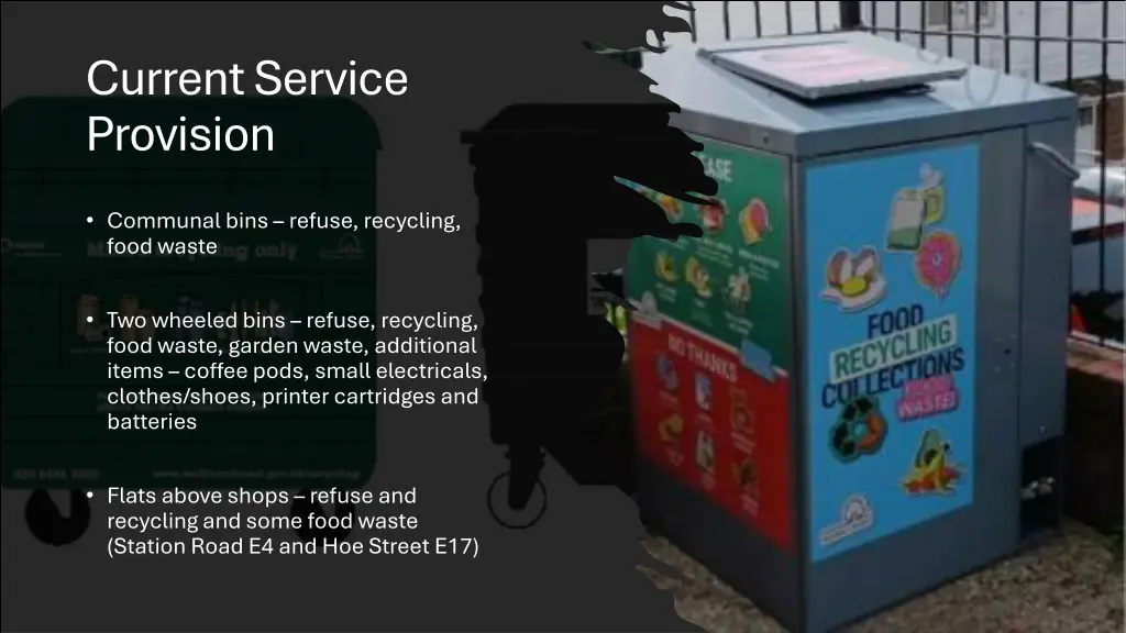 current service provision