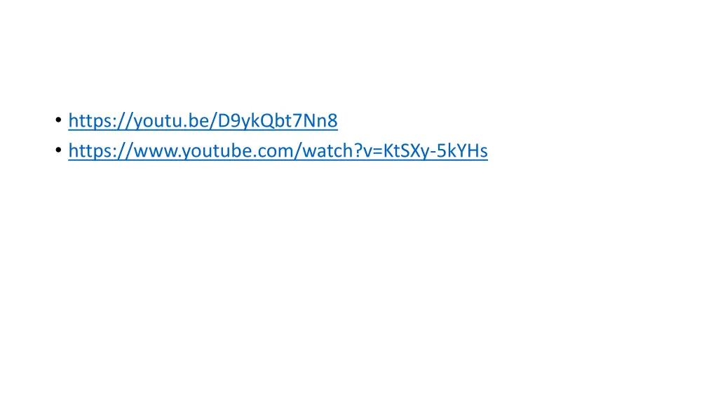 https youtu be d9ykqbt7nn8 https www youtube