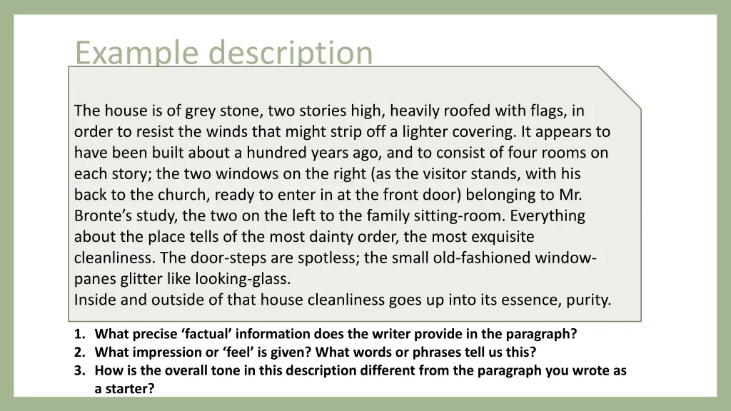 example description