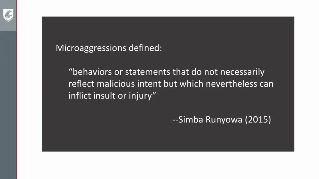 microaggressions defined