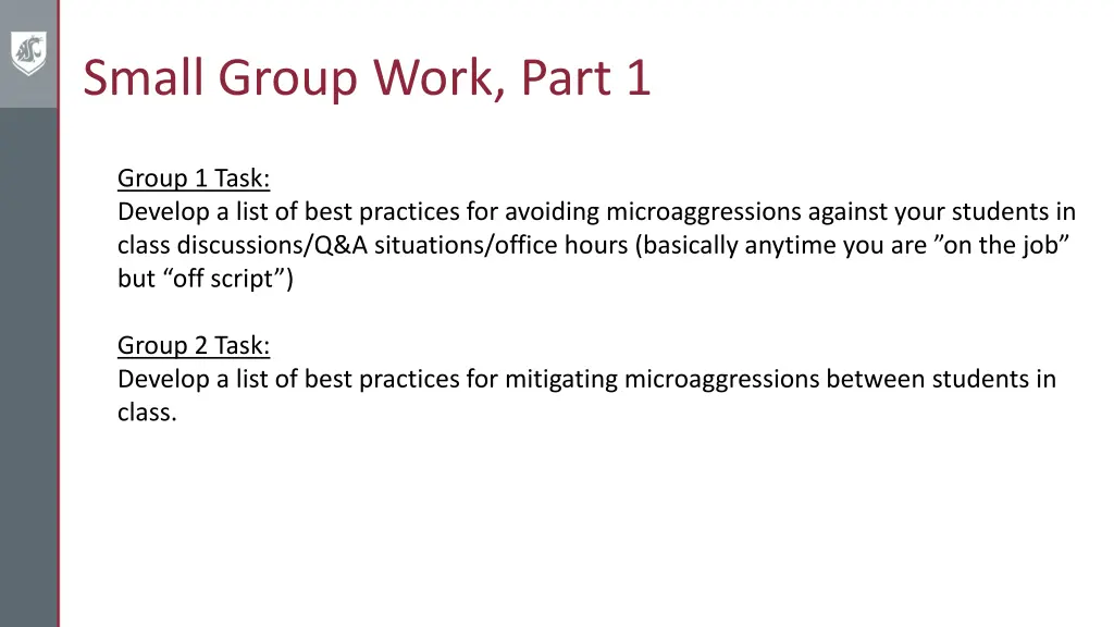 small group work part 1