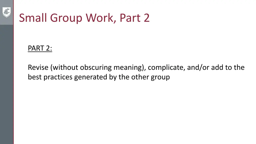 small group work part 2