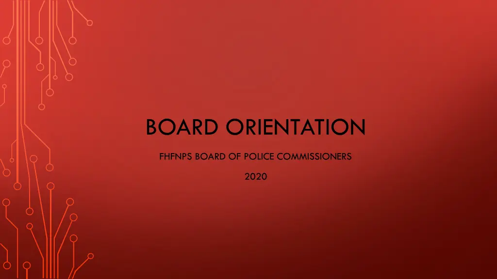 board orientation