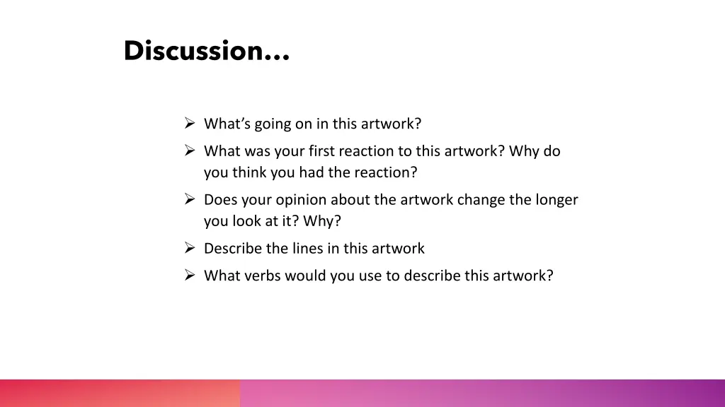 discussion