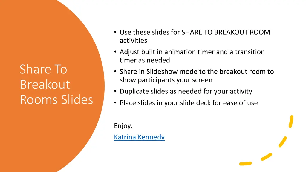 use these slides for share to breakout room