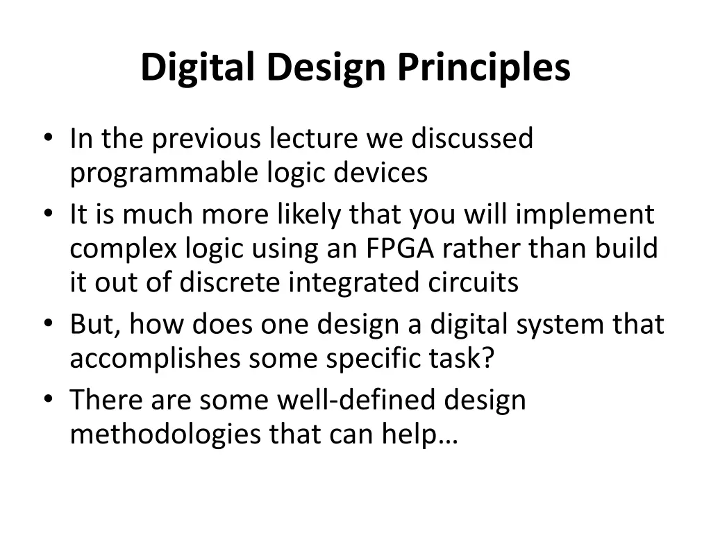 digital design principles