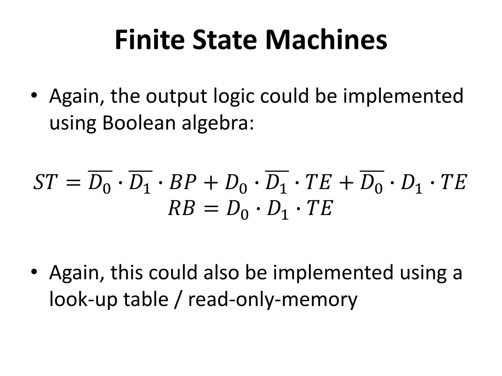 finite state machines 4