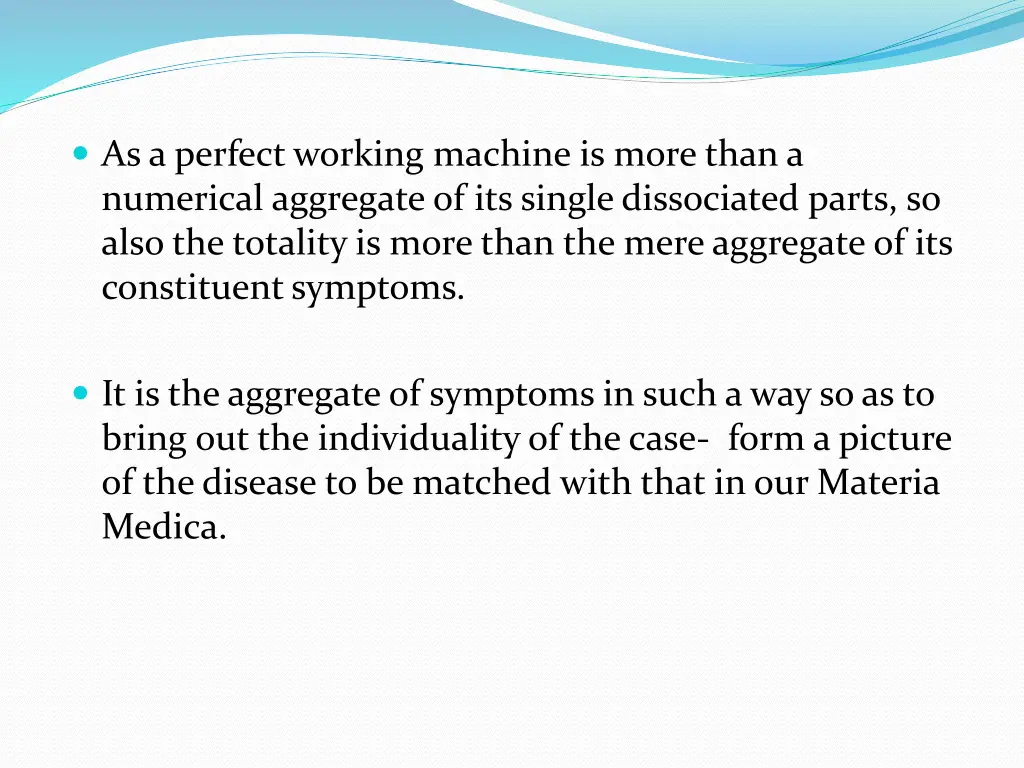 as a perfect working machine is more than