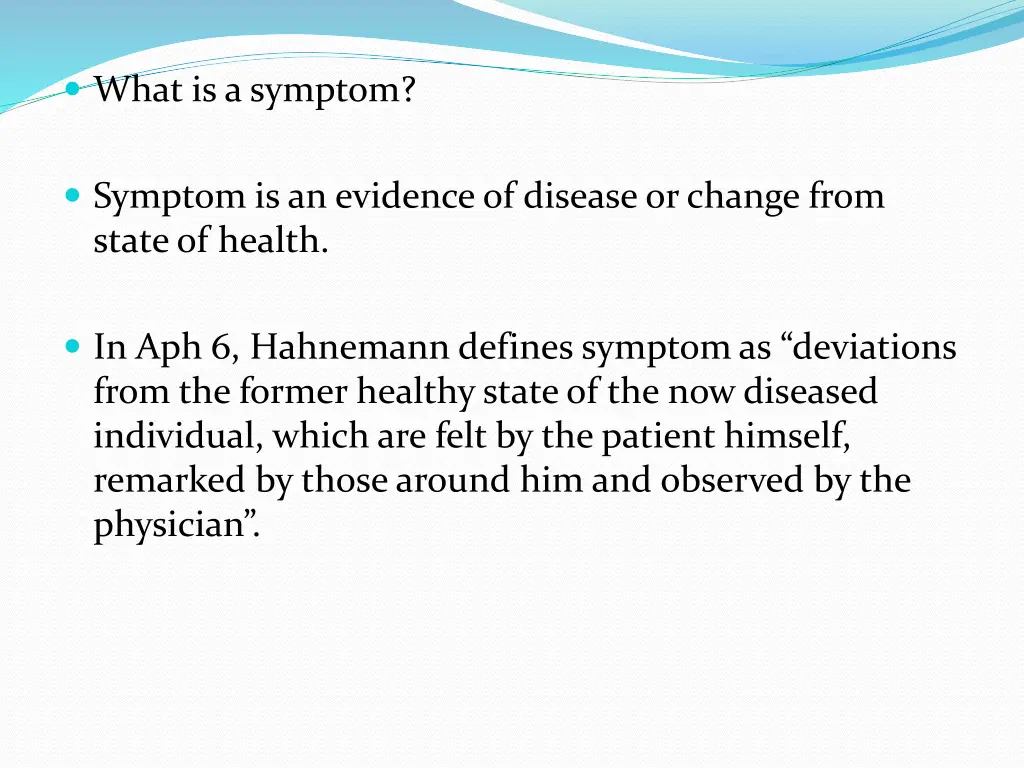 what is a symptom