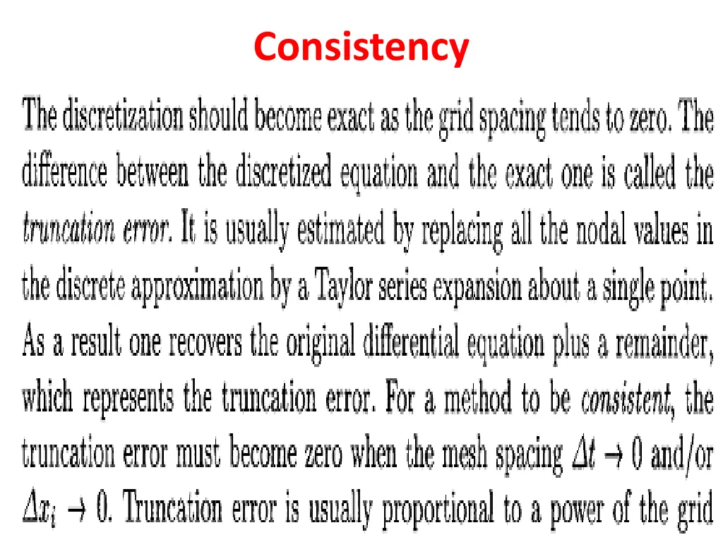 consistency