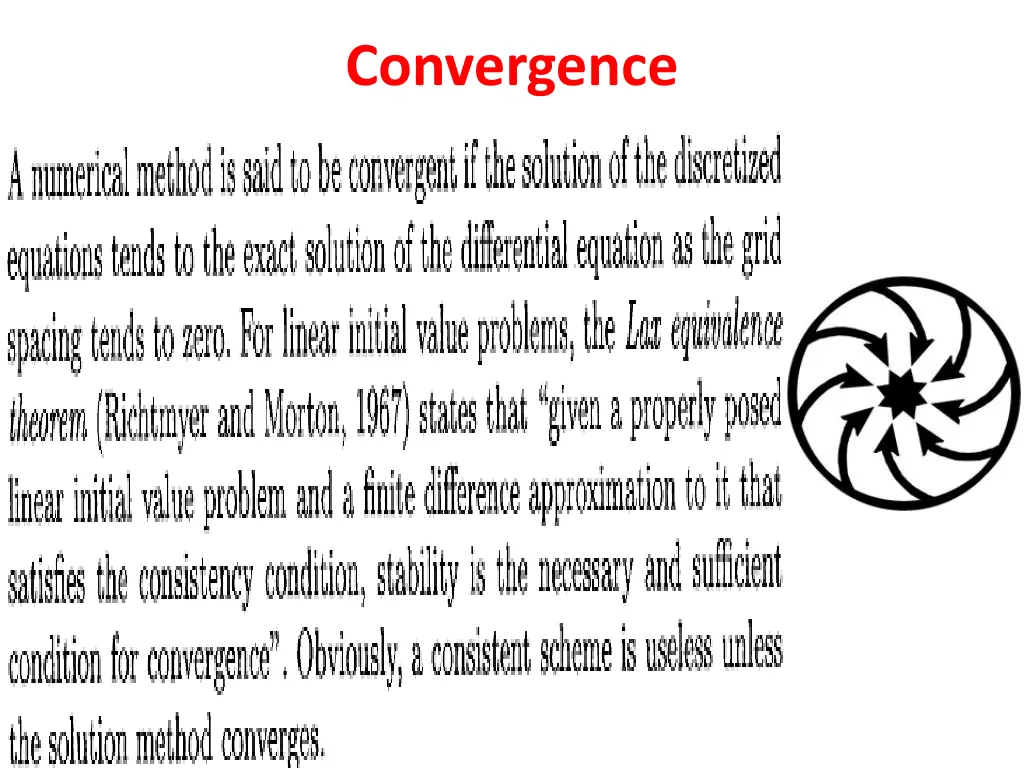 convergence