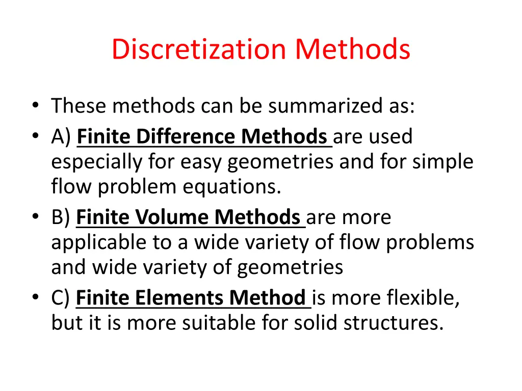 discretization methods 1