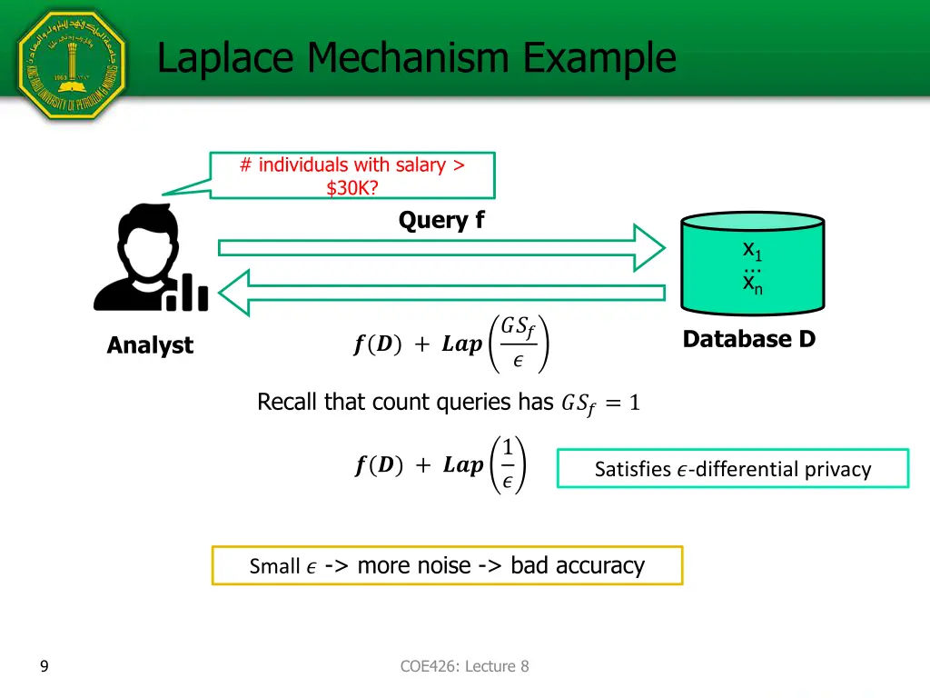 laplace mechanism example