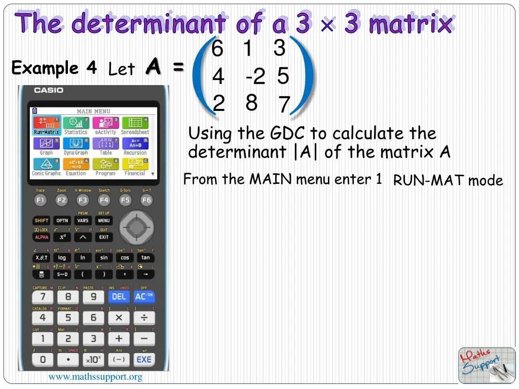 the determinant of a 3 3 matrix a 2 2