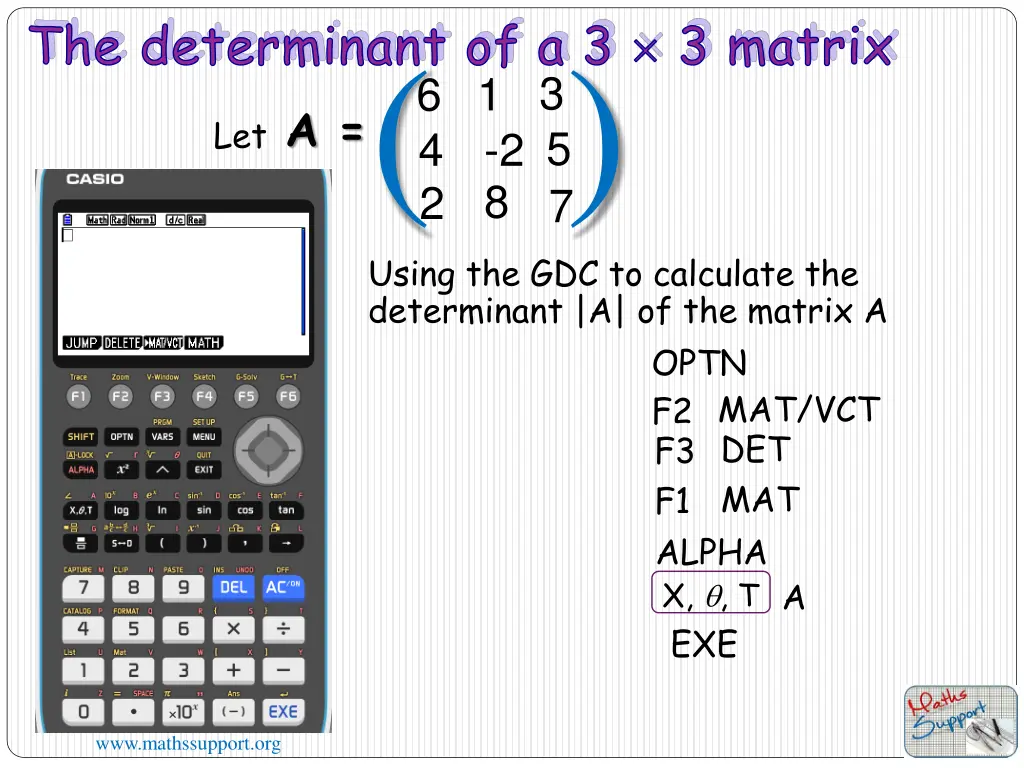 the determinant of a 3 3 matrix a 2 3