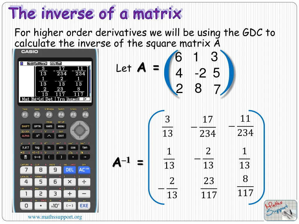 the inverse of a matrix 10
