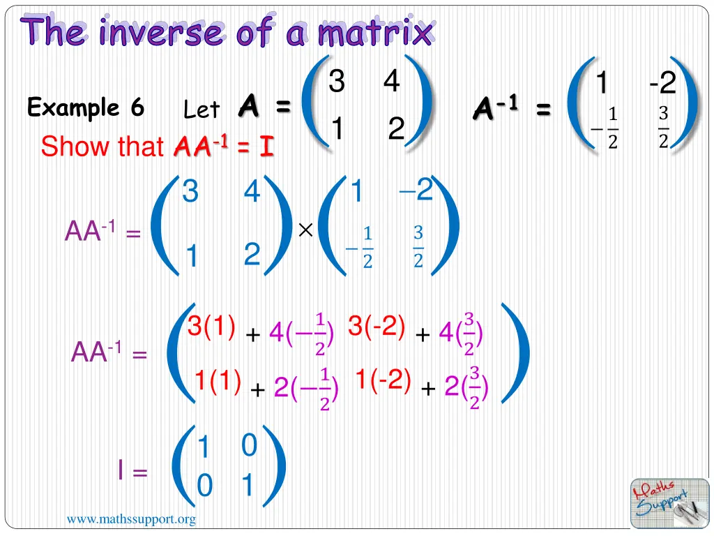the inverse of a matrix 3