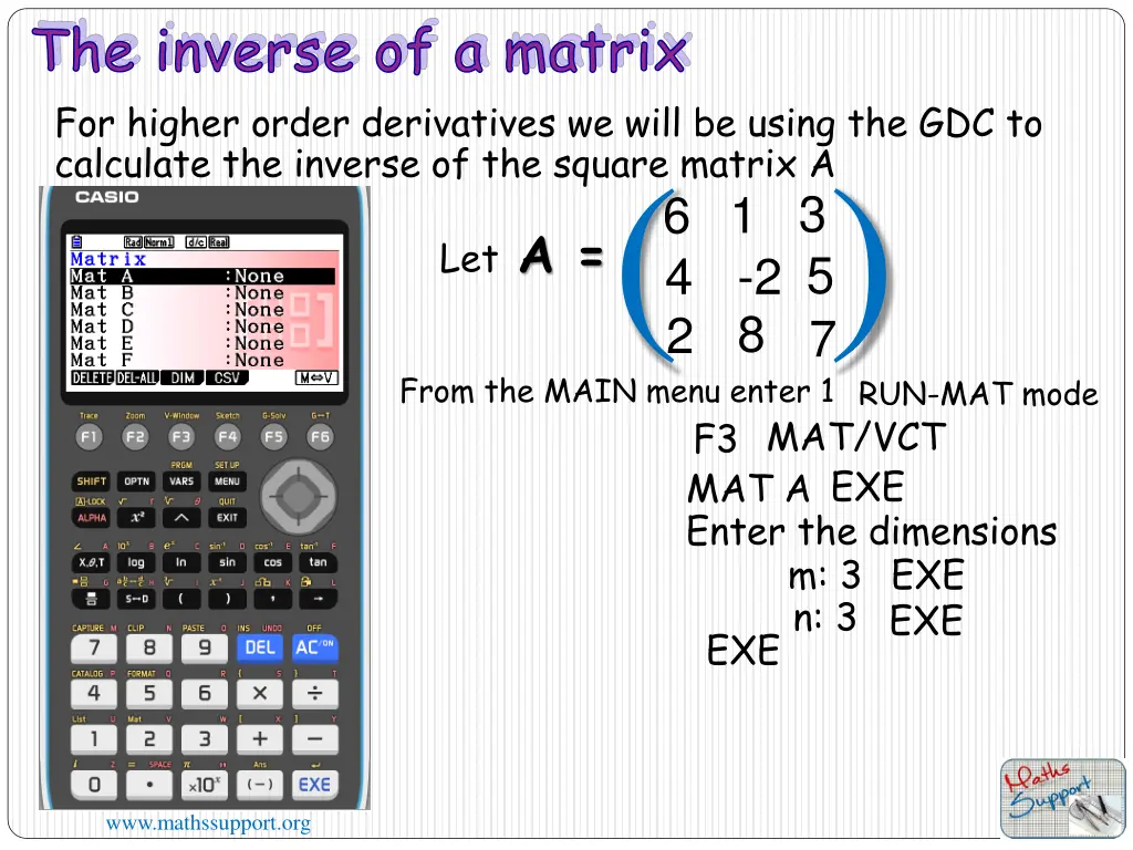 the inverse of a matrix 6
