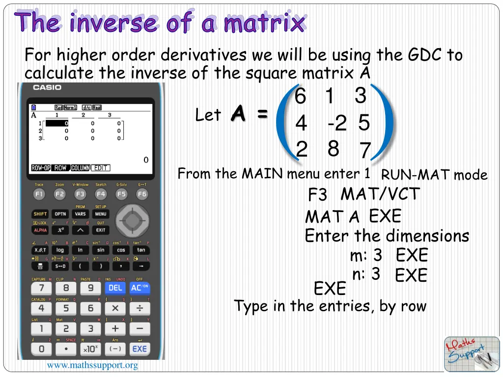 the inverse of a matrix 7