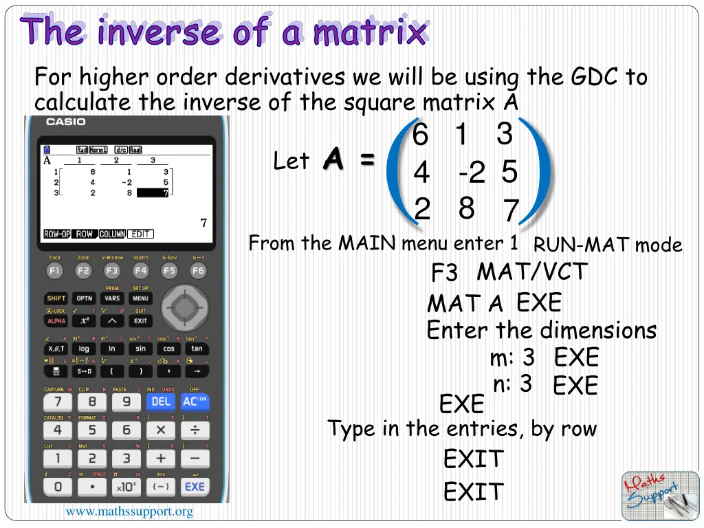 the inverse of a matrix 8