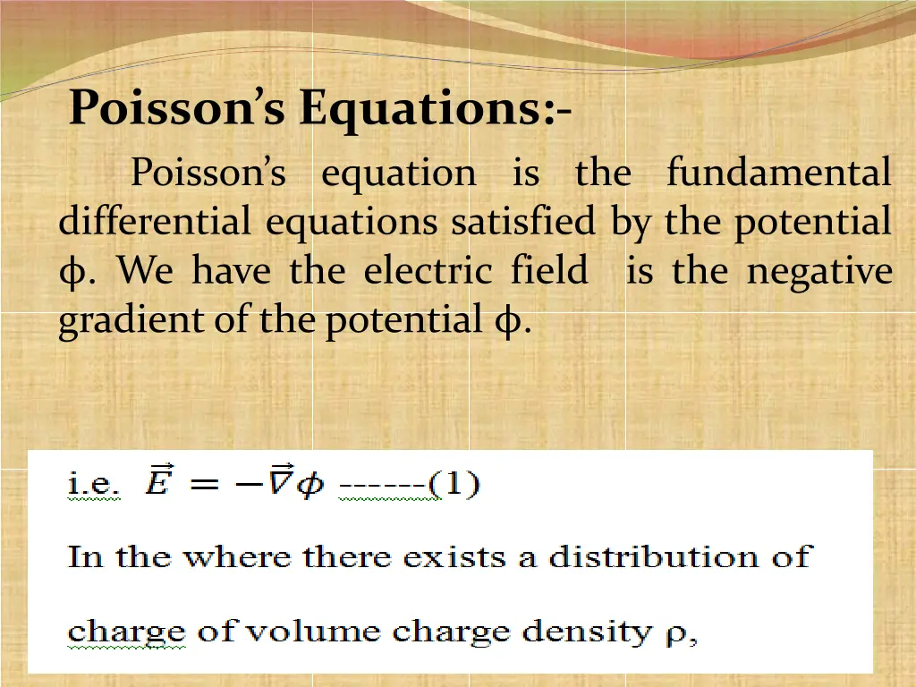poisson s equations poisson s equation