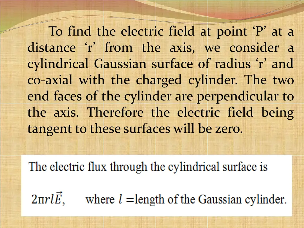 to find the electric field at point