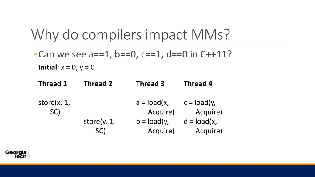 why do compilers impact mms 10