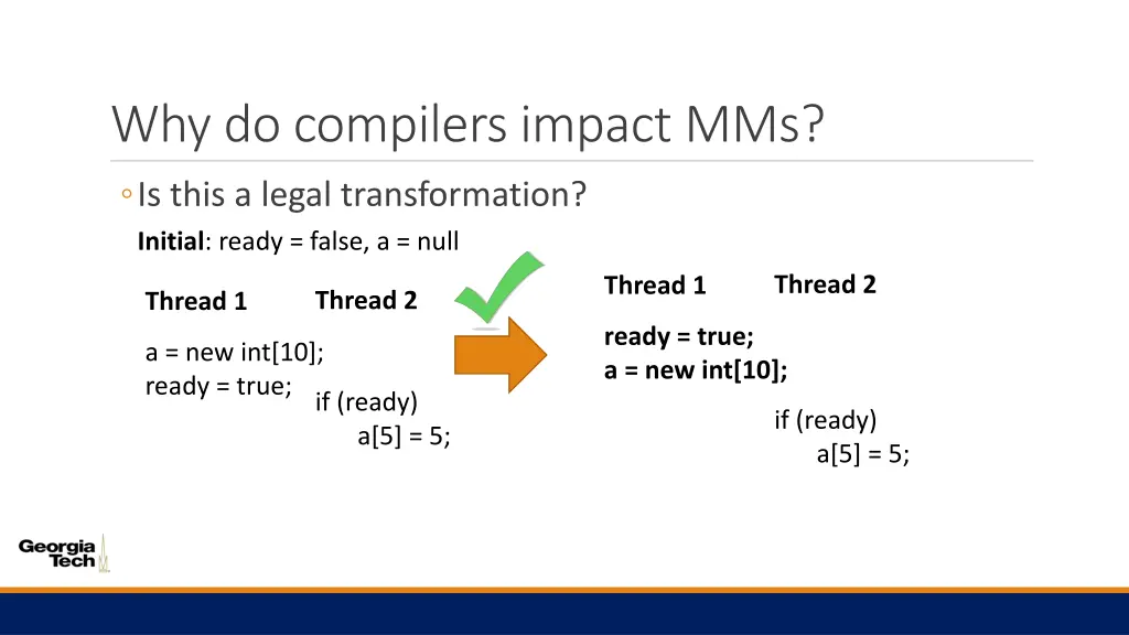 why do compilers impact mms 2