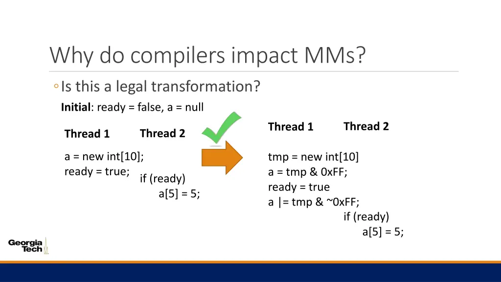 why do compilers impact mms 3