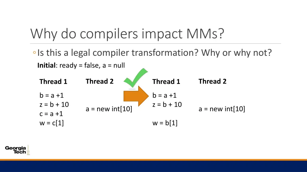 why do compilers impact mms 4