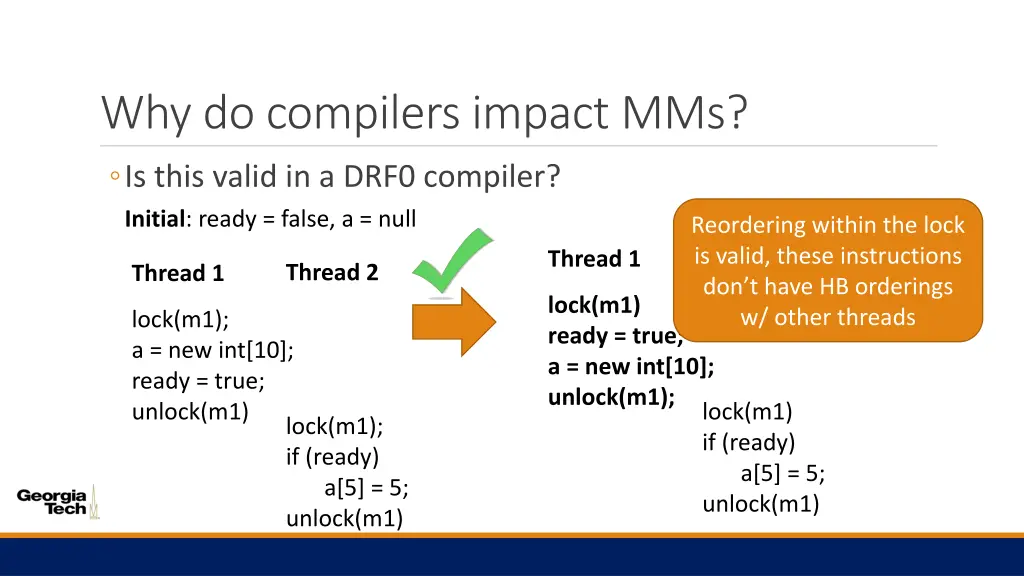 why do compilers impact mms 6
