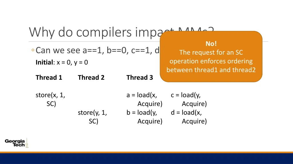 why do compilers impact mms 9