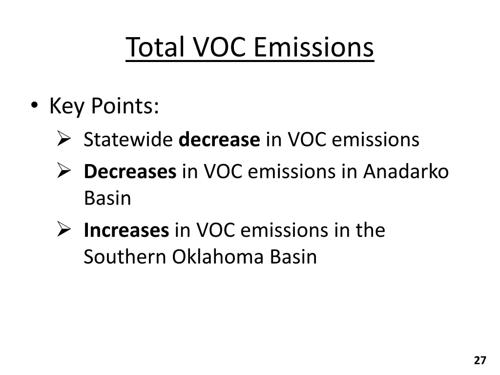 total voc emissions 2