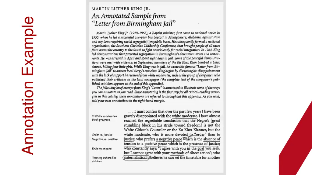 annotation example