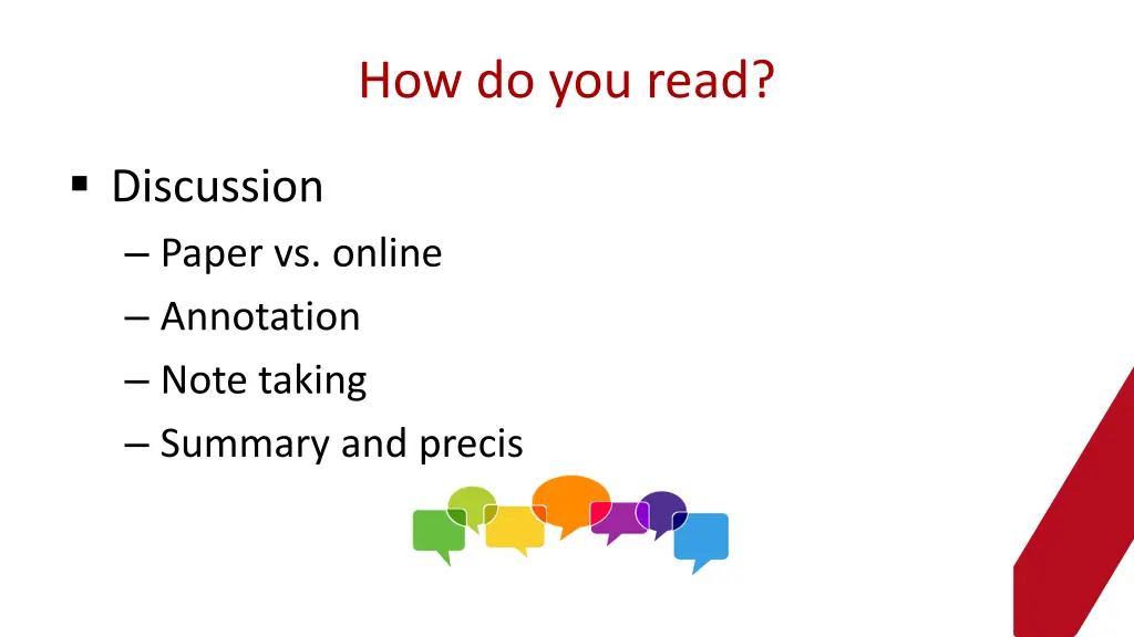 how do you read