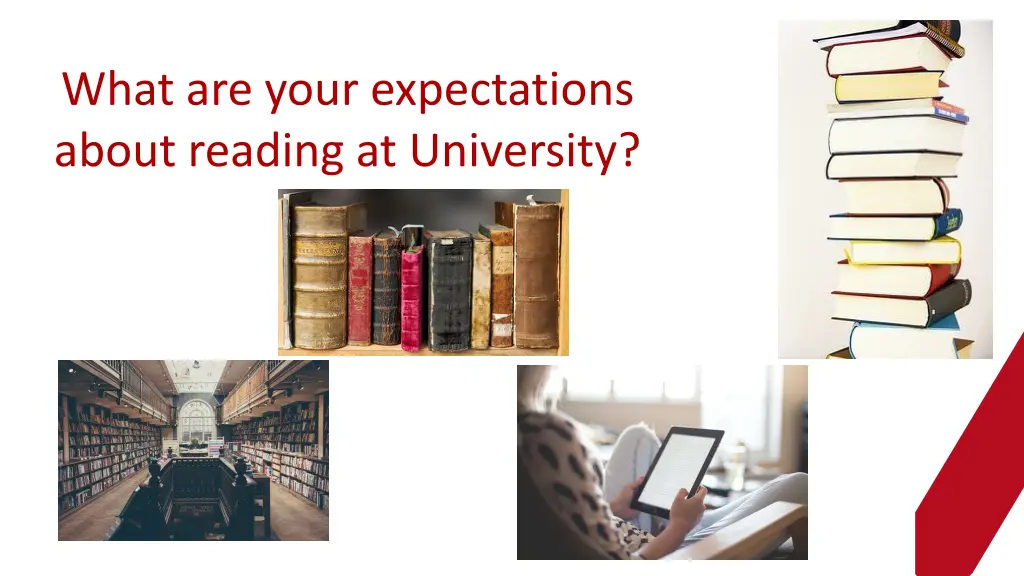 what are your expectations about reading