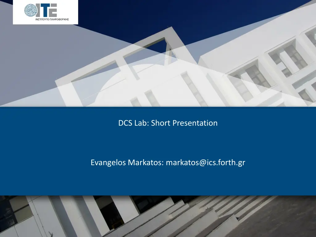 dcs lab short presentation
