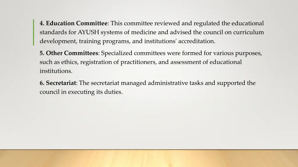 4 education committee this committee reviewed