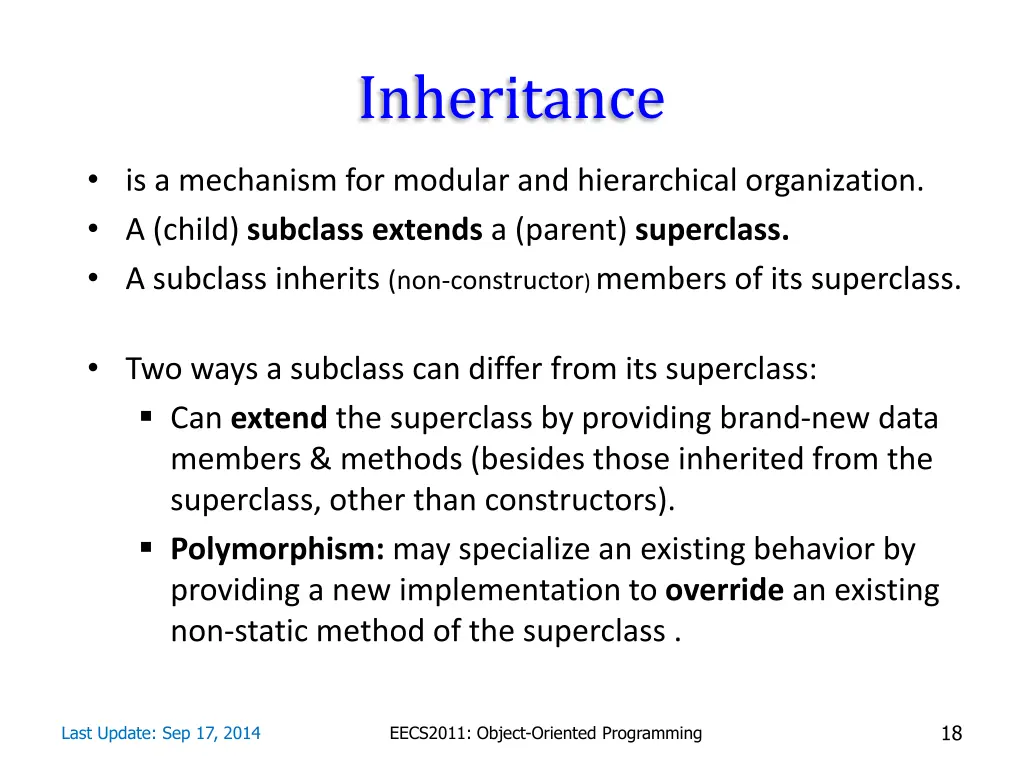 inheritance