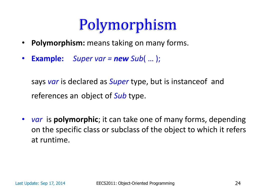 polymorphism