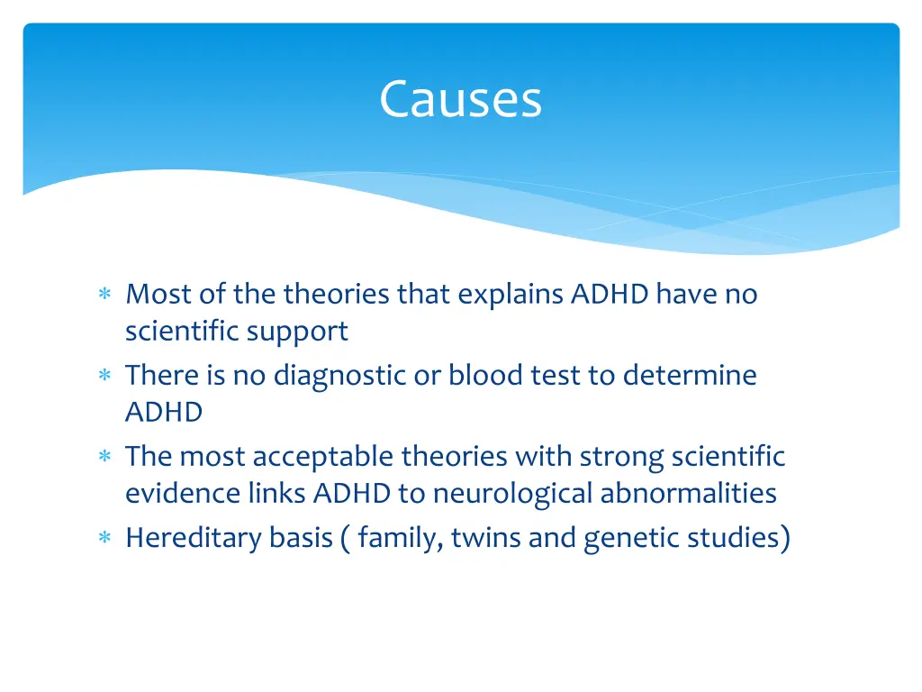causes