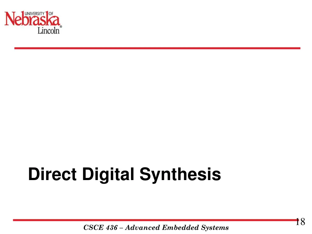 direct digital synthesis