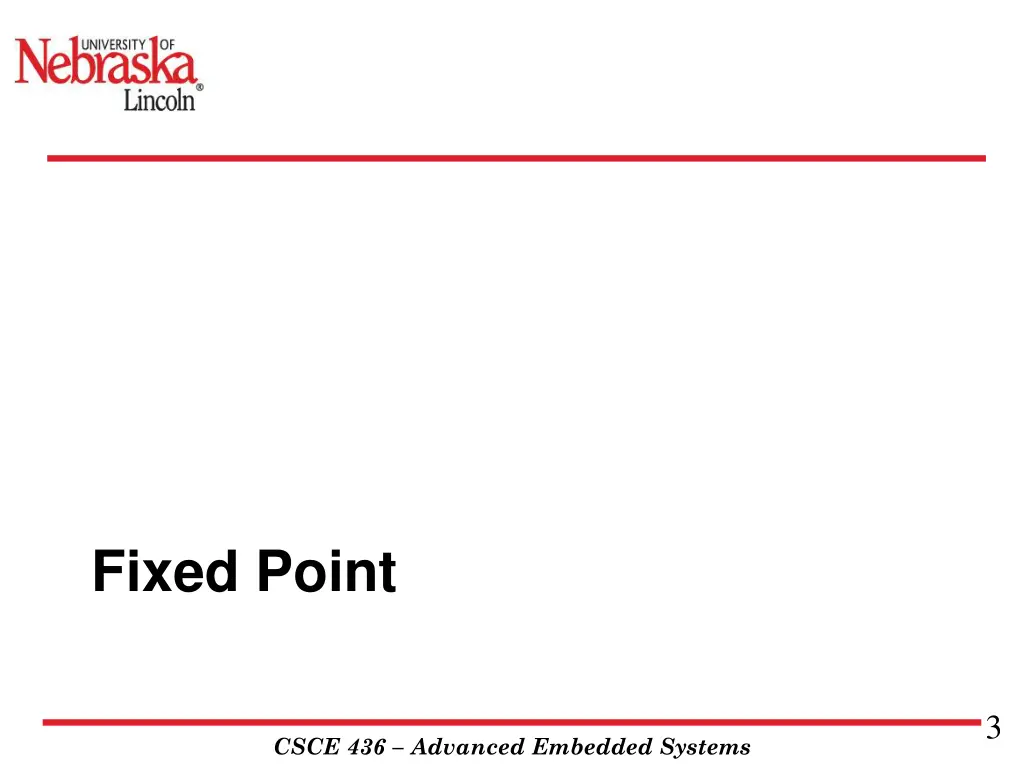 fixed point